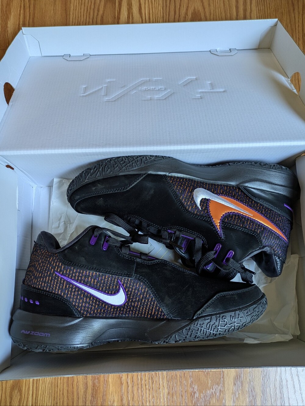 Nike Zoom LeBron NXXT Gen AMPD "Diana Taurasi" Suede Sneakers Mens 10, w/ Box